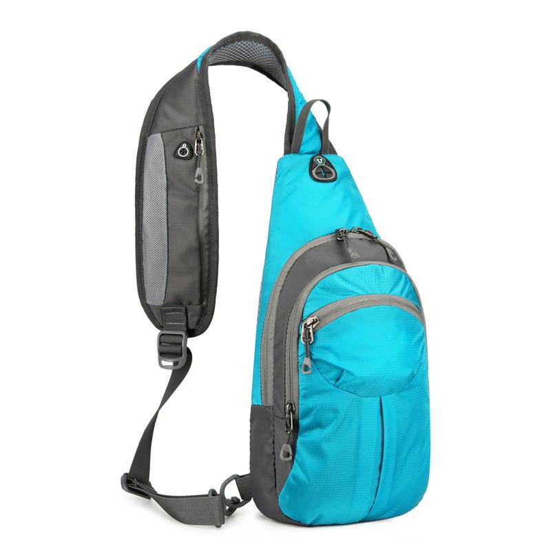 

Men S Breast Bag Multifunctional Outdoor Convenient Sports Backpack Wear-Resistant And Anti-Splashing Large-Capacity Messenger Bag світло-зелений колір