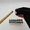 Billiard Cue Tip Cover - 10mm Leather and Plastic Cap for Small Heads