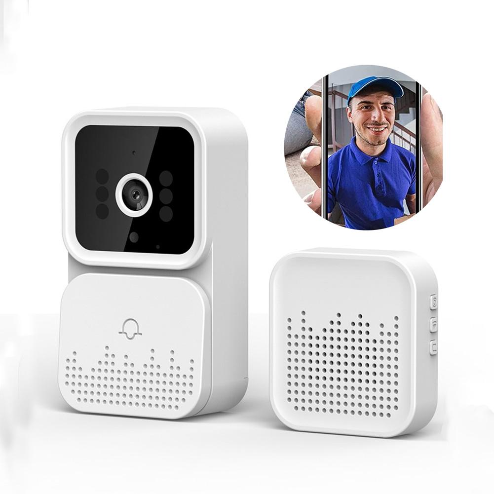 

Smart Wireless Remote Video Doorbell, Video Doorbell Wireless With Built-in Microphone And Speaker, Cloud Storage M6 (Tuya Graffiti) app#0