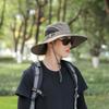 Polyester Fisherman Hat Breathable Fishing Hat Female Large Brim Sun Hat  Outdoor