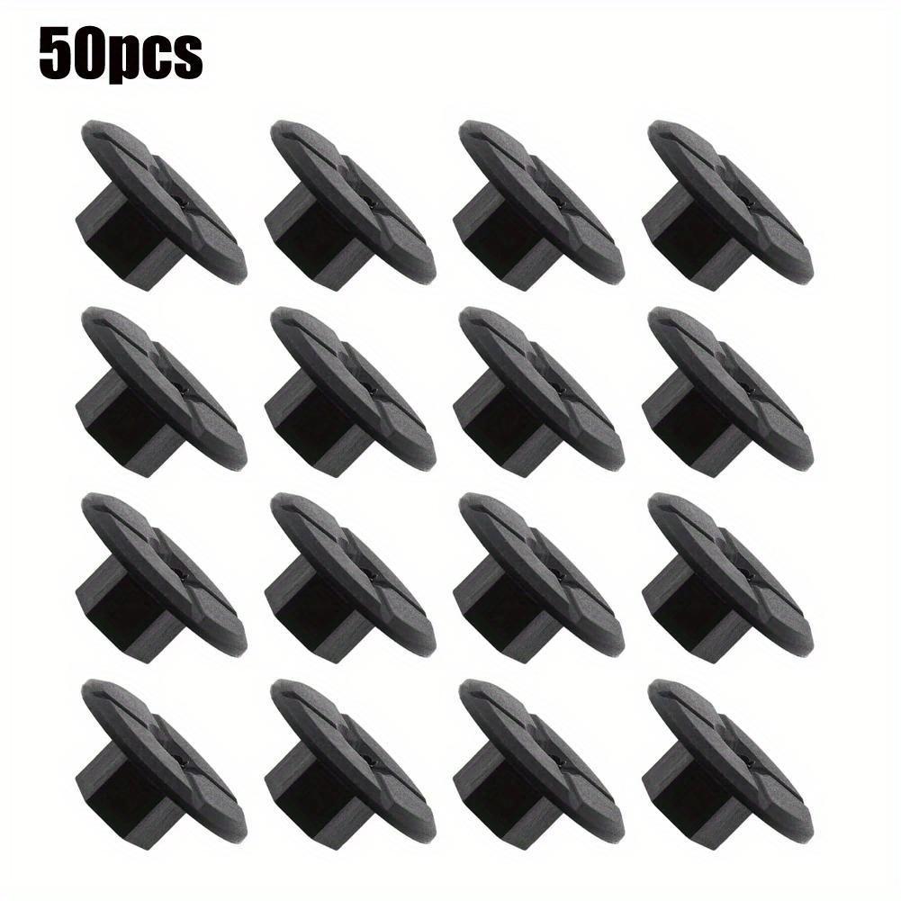 50PCS Unthreaded Plastic Nut Clips For BMW Mercedes Benz Underbody Mudguard Nut Buckle Car Snap Nut Fender Snap