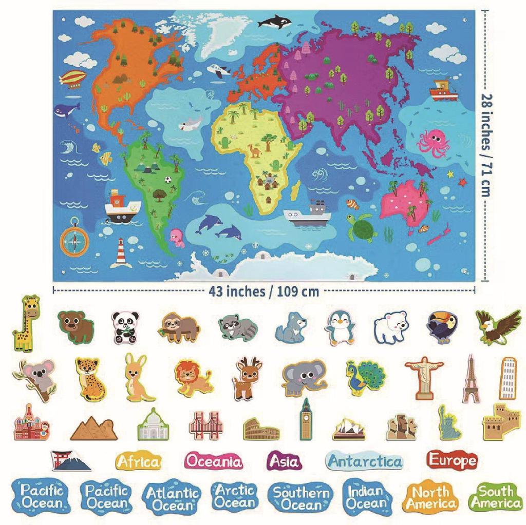 3D Felt Story Educational Board for Toddlers