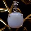Certified NATURAL Square Cushion 57.75 Ct 925 Sterling Silver Opal Gems Pendant My-482-ns