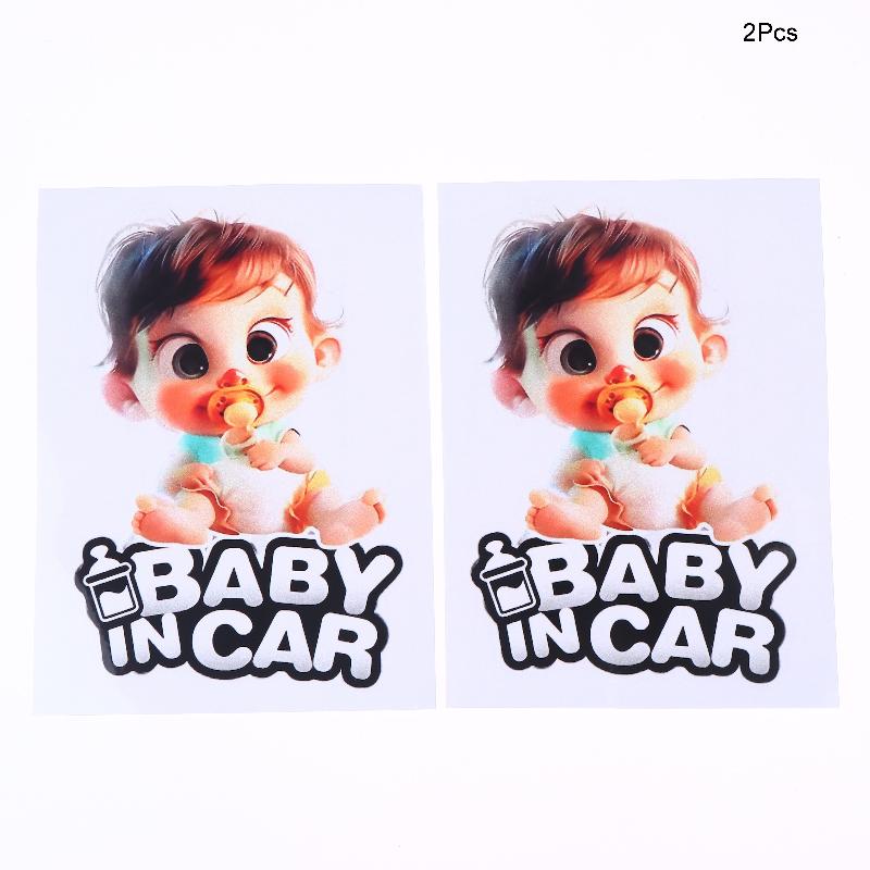 

Youngsters in Car Safety Warning Decal, Cute Car Sticker for Boys Girls Baby, Waterproof Car Accessories