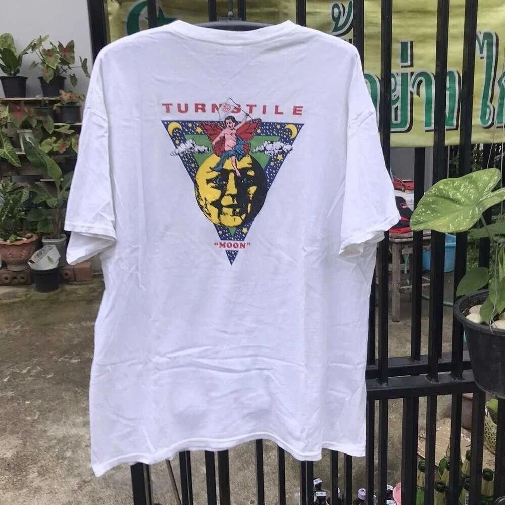 Rock T Shirt × Tour Tee Turnstile Moon Hardcore Band Tee S5XL Unisex T-Shirt XL