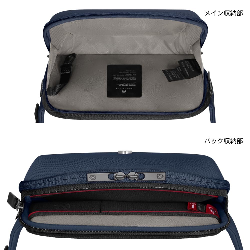 Victorinox Altmont Modern Gürteltasche mit Kopfhörer-Soundtasche und Smartphone 3L Marineblau Perfekt für internationale Reisen und Geschäftsreisen Tasche,