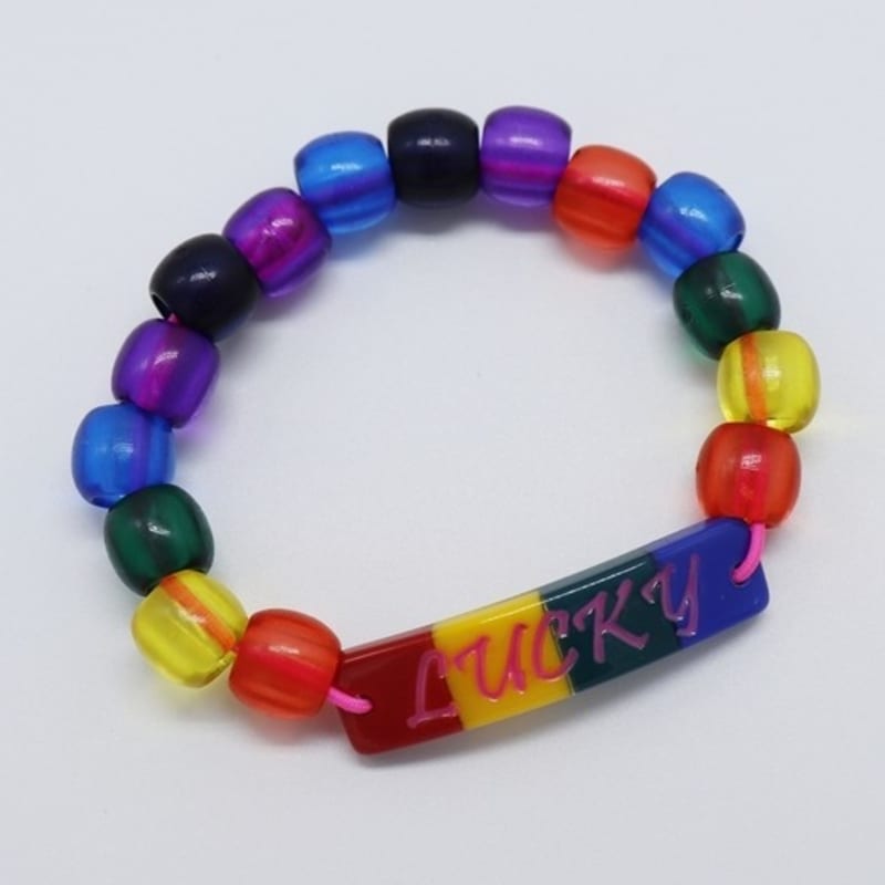 BONBEAU Formica Lucky Colorball Bracelet Formica Initial Couple Friendship Bracelet