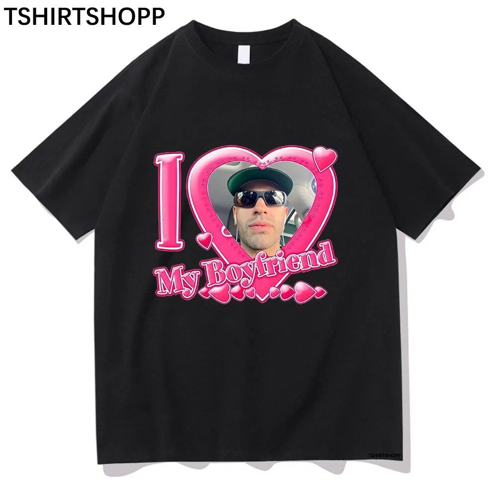 Футболки Ferxxoo Feid Is My Boyfriend в стиле ретро унисексженская толстовка с рисунком винтажная летняя хлопковая футболка футболка унисекс классические топы 2XL 1980₽