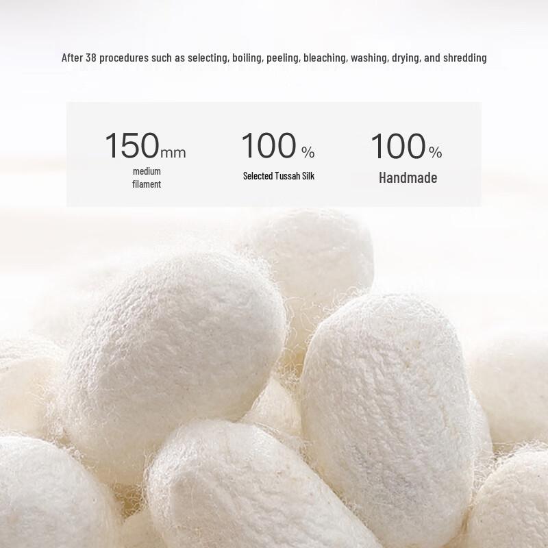 Muji Style Jacquard Tussah Silk Blend All-Season Two-in-One Duvet