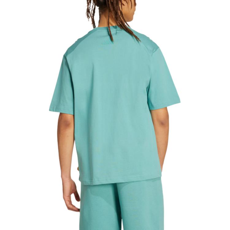 New Adidas SS25 DOG SOCK PATCH GRAPHIC T SHIRT T Shirt Men's Powder Green JL9242