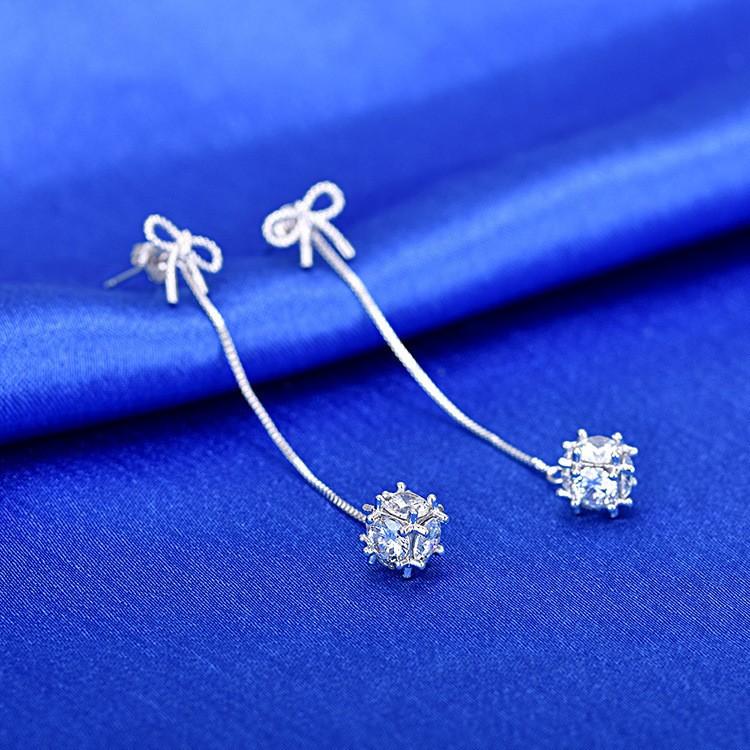 

Новые серьги, кисточки, серьги высокого класса, банты, серьги, украшения в отпускном стиле «два в одном»