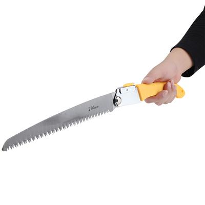 Scie à main pliante de 280 mm pour la coupe du bois, l'élagage des arbres fruitiers, la taille, les outils de jardinage(# 2)