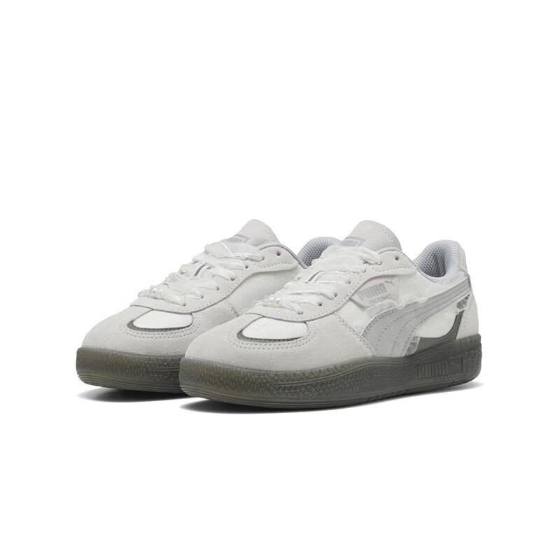 Puma Women's Palermo Retro Silver-Grey Platform Sneakers