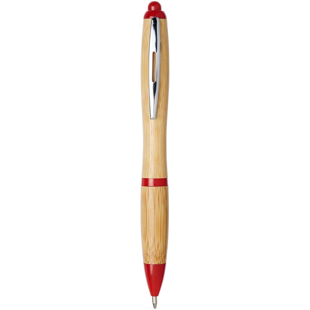 Bamboo pen "Nash" (blue ink) Natural