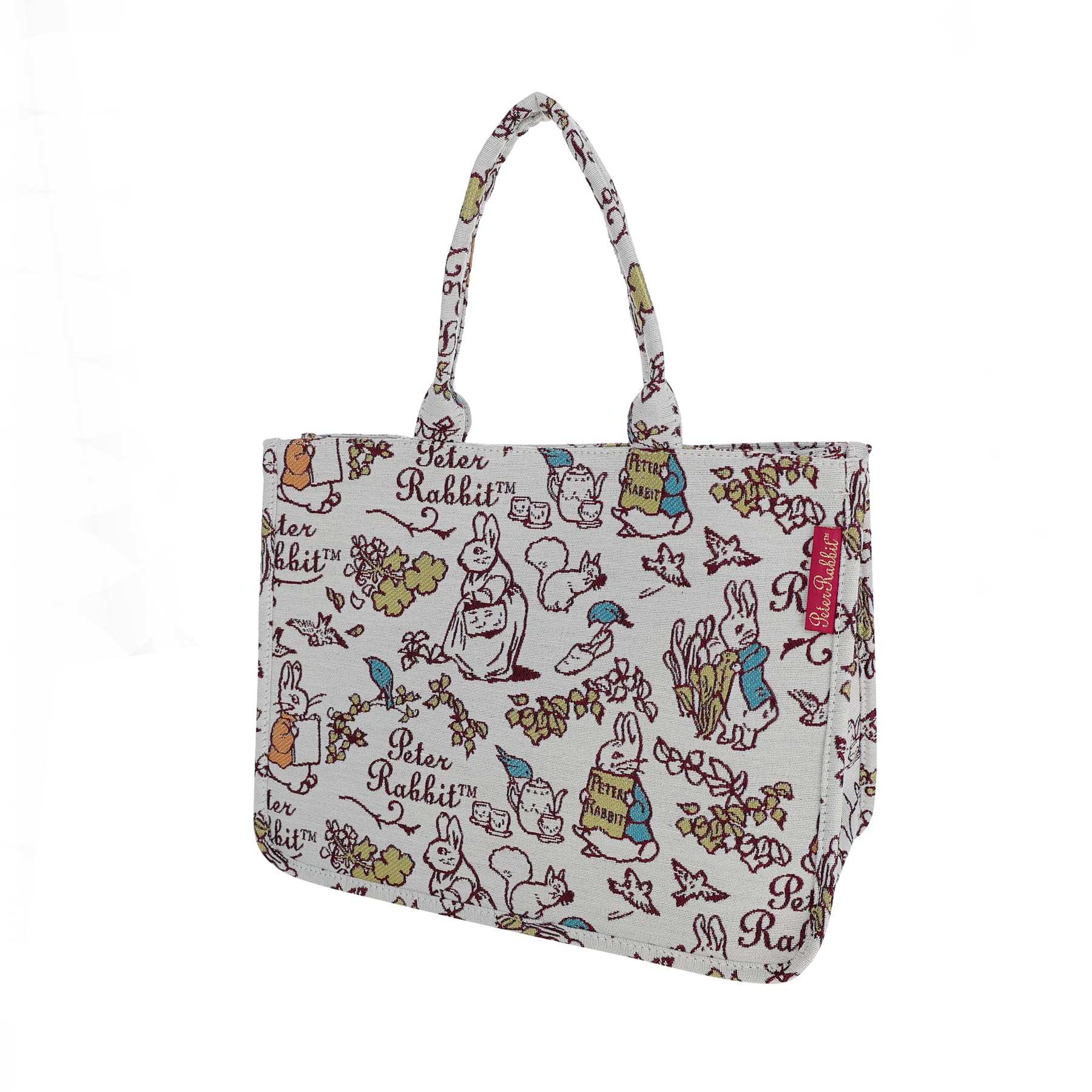 

Marushin Peter Rabbit Drawing Garden Tote Jacquard EVA 5705003900 Bag, Weave, Coating,