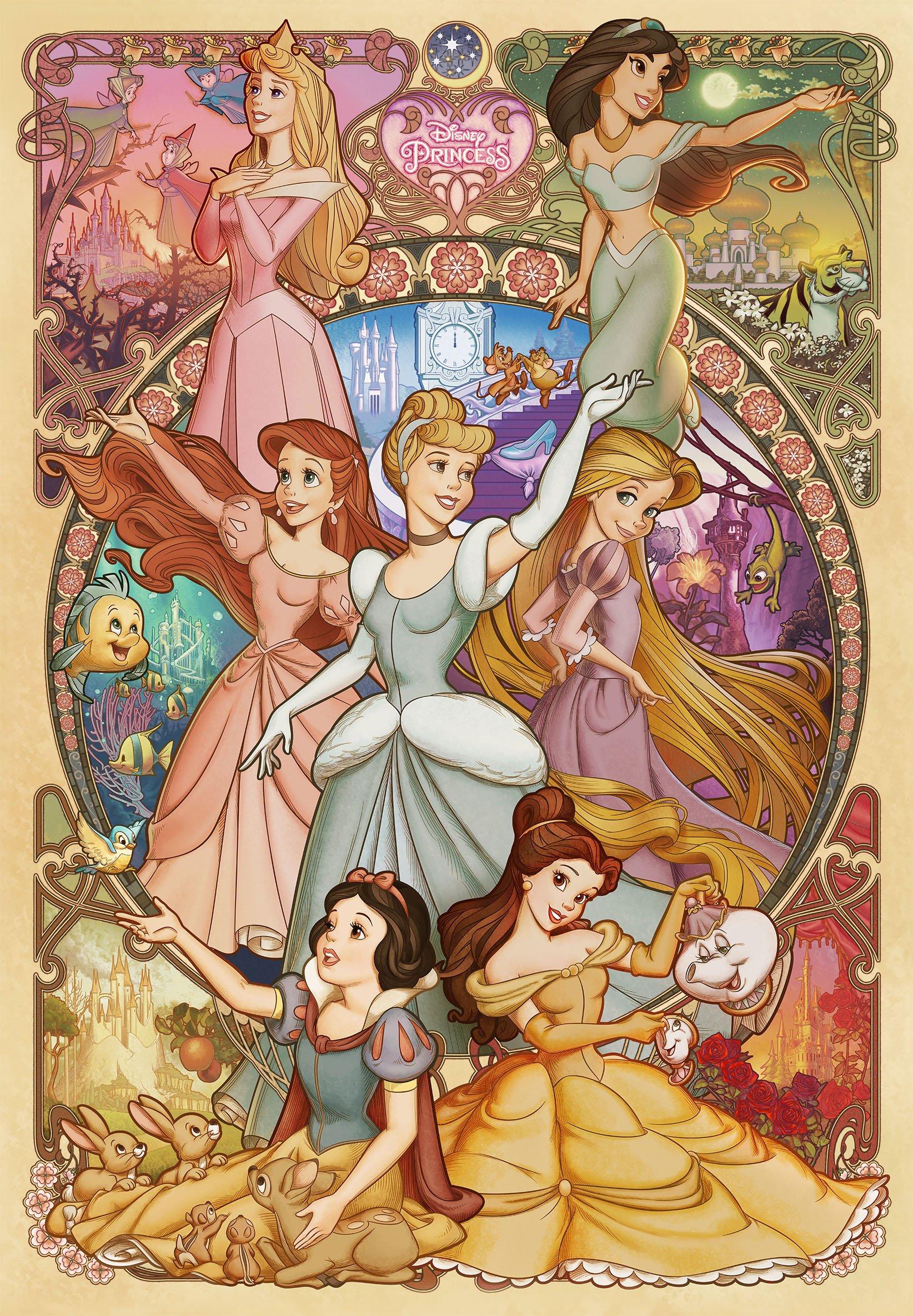 

Пазл Disney Beautiful Blooming Maiden на 1000 елементів (Діснеївська принцеса) [Чистий білий] (51х73,5 см)