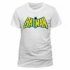 Official Batman Retro Mens White 100% Cotton T-shirt Mens Tees Top Batman Retro Classic Tee