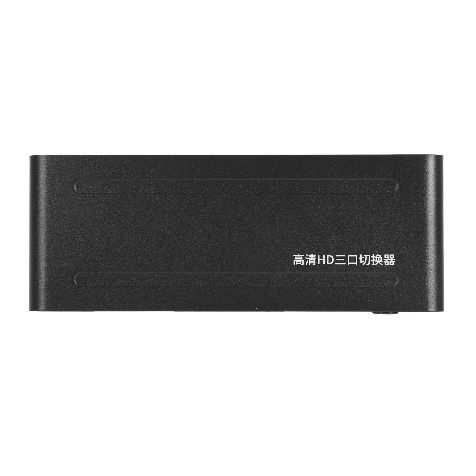 

4K HD Мультимедийный Интерфейс Коммутатор Селекторный Блок 3 в 1 Выход HDCP2.2 HDR 3 Портовый Коммутатор для Xbox US Plug