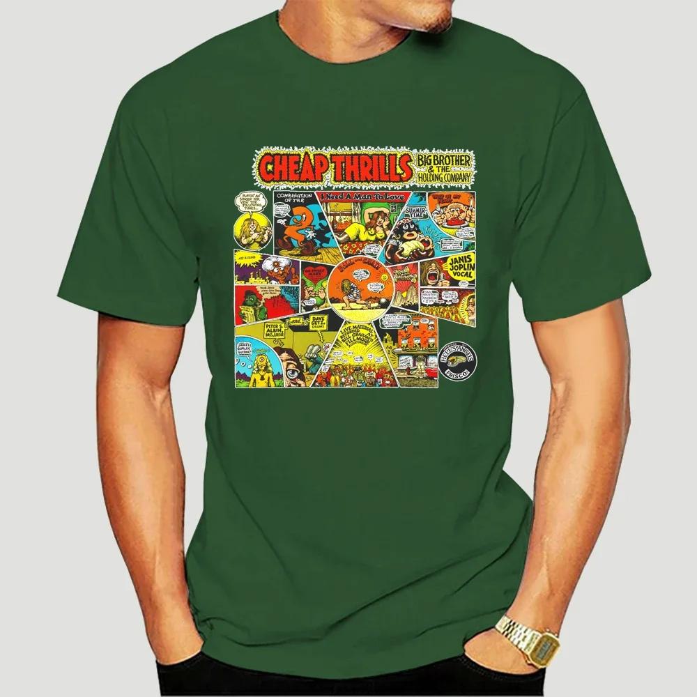 JANIS JOPLIN Cheap Thrills T-Shirt (Black) S-5XLHipster O-Neck Cool Tops 5766X