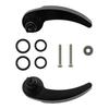 2Pcs Motorcycle Saddlebag Lid Lifters Latch Handle Lever Kit for Harley Davidson CVO Electra Glide Road King Tri Glide 2014-