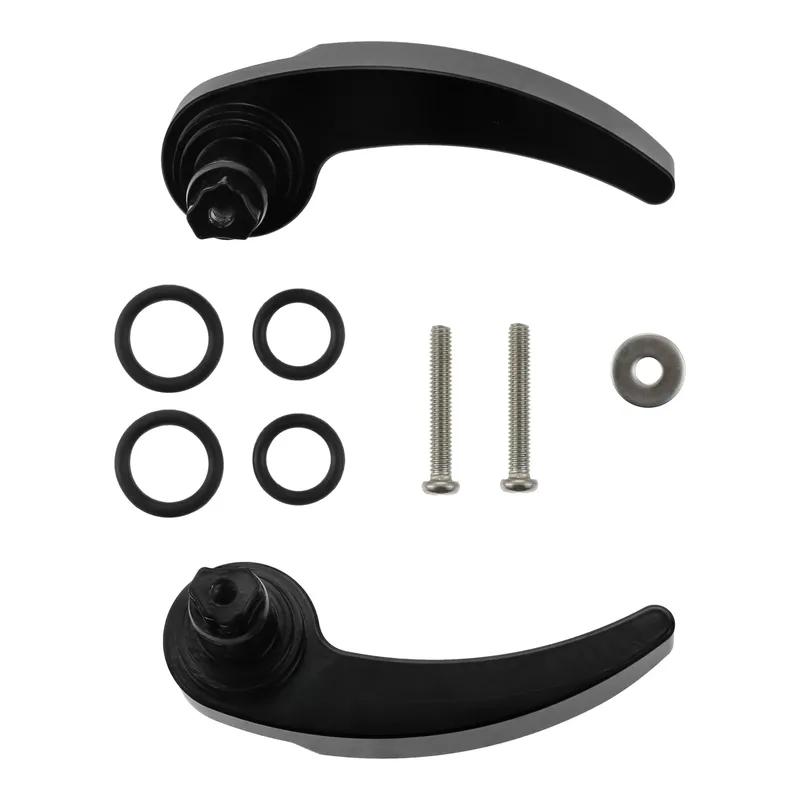 2Pcs Motorcycle Saddlebag Lid Lifters Latch Handle Lever Kit for Harley Davidson CVO Electra Glide Road King Tri Glide 2014-