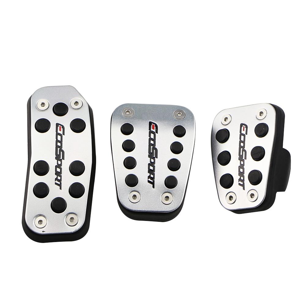 Color My Life Car Pedals for Ford Ecosport 2012 2013 2014 2015 2016 2017 Accelerator Pad Covers Pads MT AT