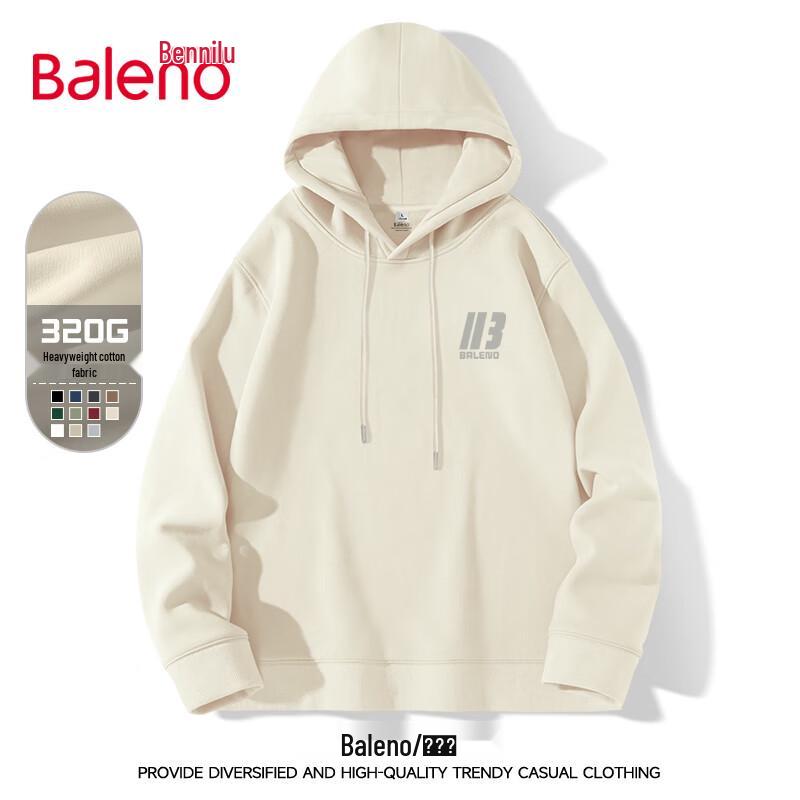 

Baleno Men s Heavyweight Retro Hoodie L