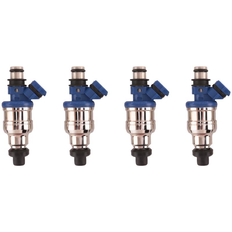 #554R 4Pcs Fuel Injectors Nozzle for Mazda Miata 1.6/1.8L 1990-1995 195500-1970 (plastic + Metal)