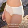 Maniform Women's Breathable Lace Mid-Low Waist Briefs