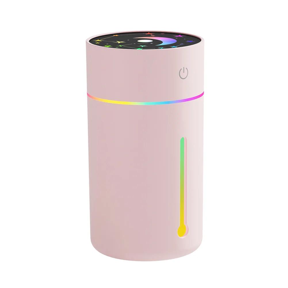 Portable USB 320ML Mini Humidifier with Silent Operation and LED Night Light for Creating Comfortable Environment