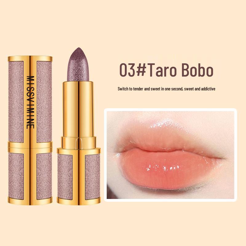 

MISSVIMINE Starry Sky Lipstick: 3.5g Jelly Balm, Color-Changing, Moisturizing, Non-Stick.