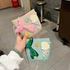 Cartoon Ocean Beauty Fish Tail Pattern Children Wallet Cute Large Capacity Crossbody Bag Clutch Bag Coin Pouch Women