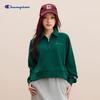 Champion Women's Raglan Half-Zip Polo Sweatshirt