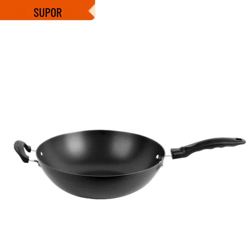

SUPOR 34cm Cast Iron Wok