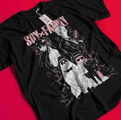 T-shirt Spy X Family T-shirt Anya Loid Yor Forger Chemise Bond Sylvia T-shirt Damian BB1201