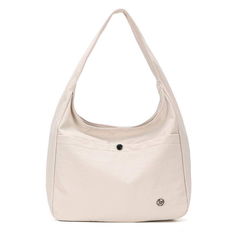 Korean Style Dumpling Crossbody Bag - Large Capacity Nylon Shoulder Bag for Women