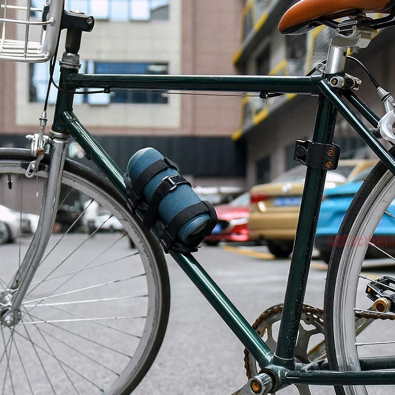 Secure Speaker Mount for Flip6/Sound Joy for Bike Golf Cart Easily Attach Water Bottle Adjustable 2 Strap Holder