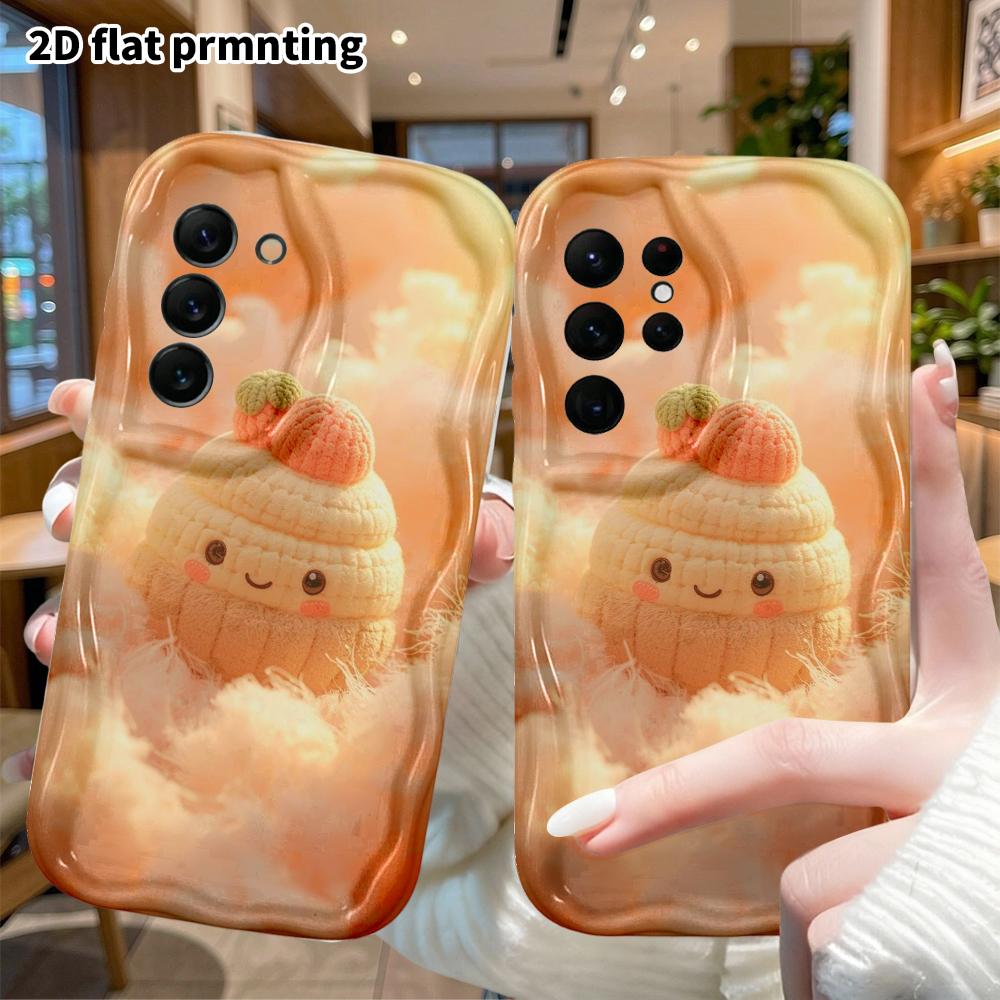 Phone Case: 2D Flat, Suitable for Samsung Galaxy A34 A35 M05 M06 S20 S22 S21 FE Plus 5G Protective Case, Cupcake Doll, Perfect Christmas and Halloween