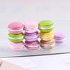 10pcs/lot Cute Macaron Cartoon Cookie Pendant Resin Food Charms for DIY Jewelry Making Accessories Handmade Earring Necklace