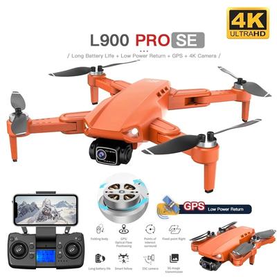 طائرة بدون طيار L900 PRO SE جديدة 4K احترافية بنظام تحديد المواقع العالمي 5G وواي فاي ومحرك بدون فرشاة وكاميرا مزدوجة طائرة بدون طيار رباعية المراوح قابلة للطي وطائرة هليكوبتر FPV هدية لعبة