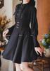 MODKOKU Gothic Lolita and Suspender Features a Gothic and Girly Perfect for Halloween and Long Available in Black Women's Cape-Style Set, Blouse,