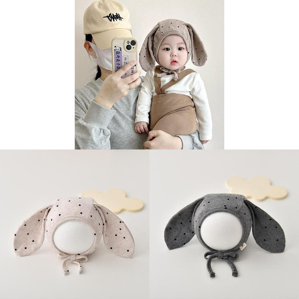 Organic Cotton Baby Beanie With Ear Protection For Winter Season