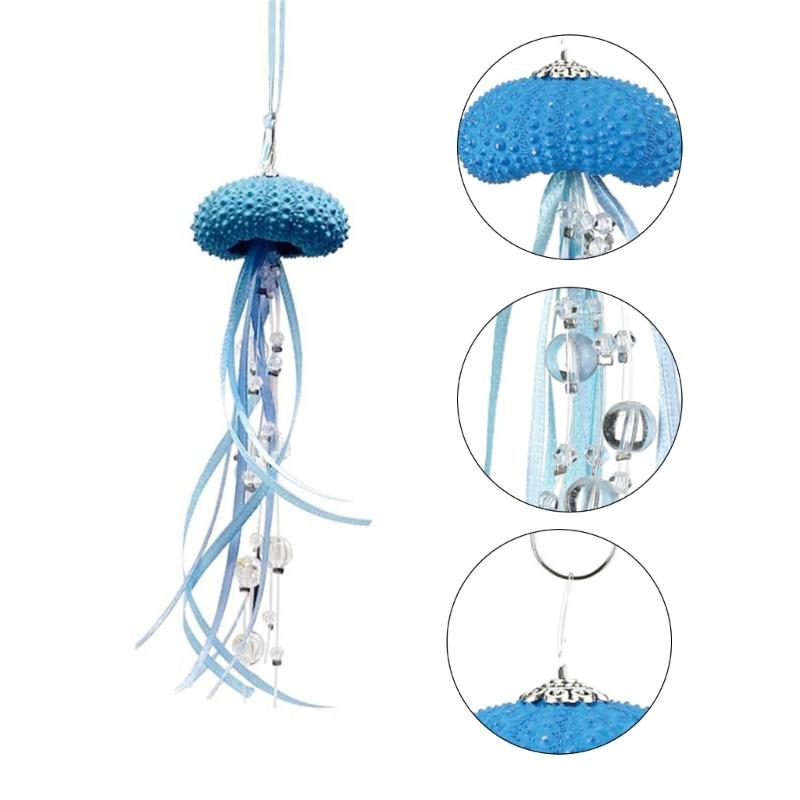 Delicate Crystal Jellyfish Hanging Decors Windchimes Pendant For Home Christmas Weddings Party Interior Ornament Gift