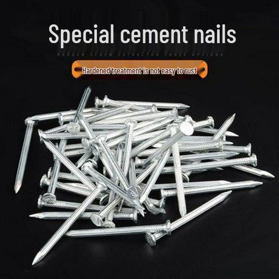 High-Strength Steel Nails: Cement, Wall, Round, Brick, Special Concrete, Picture Frame, Decoration Hooks.