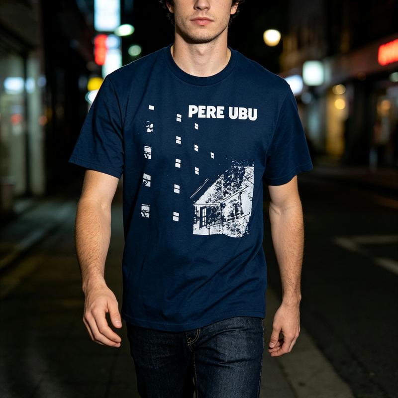Pere Ubu Graphic T Shirt Vintage Music Band Print Unisexs 100 Cotton Crew Neck Casual Unisex Oversized T Shirt Y2k Top Harajuku