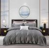 50S Pure Cotton Sateen Solid Color Brocade Fabric Duvet Cover & Bed Sheet Hotel Collection