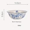 Chinese Ceramic Bowls Plates Retro Tableware Ramen Bowl Steak Dish Dessert Salad Plate Dinnerware Household Decor
