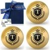 Personalized Golf Balls (3 Balls) - a Stylish and Popular Gift for Golf Lovers. Perfect for Women, Boyfriends, Men, Fathers, Grandfathers, and Those