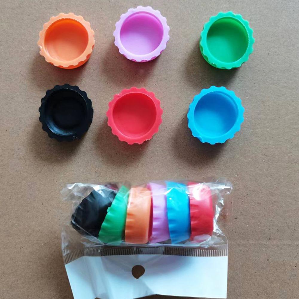 Silica Gel Bottle Cap Reusable Sealed Beer Cap Vinegar Soy Sauce Bottle Soda Cola Cap Wine Protective Stopper