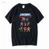 Masters Of The Universe Retro Action Figure T Shirt White Male Female All Sizes Made 80's Toys He Man 1982 Wave 1